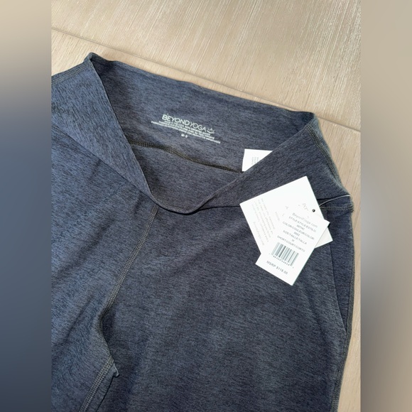 Beyond Yoga Charcoal Wide-Leg Pants - Picture 11 of 12